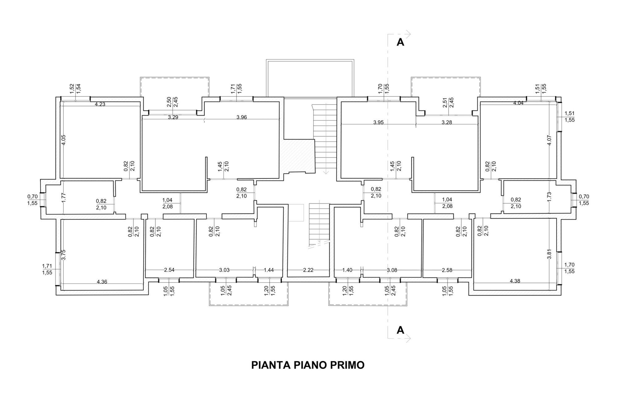 Pianta piano primo