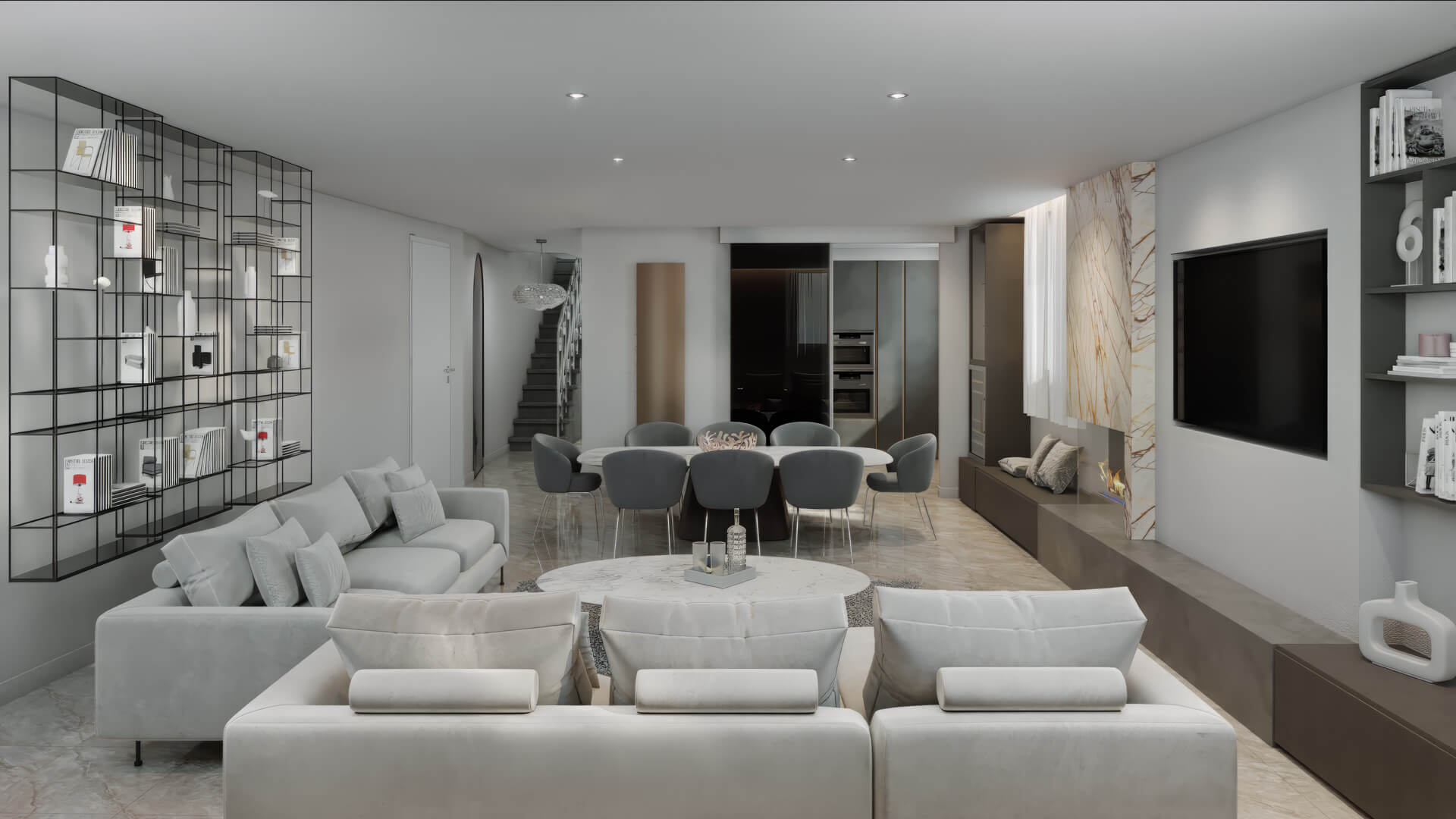 Rendering - appartamento moderno (3)